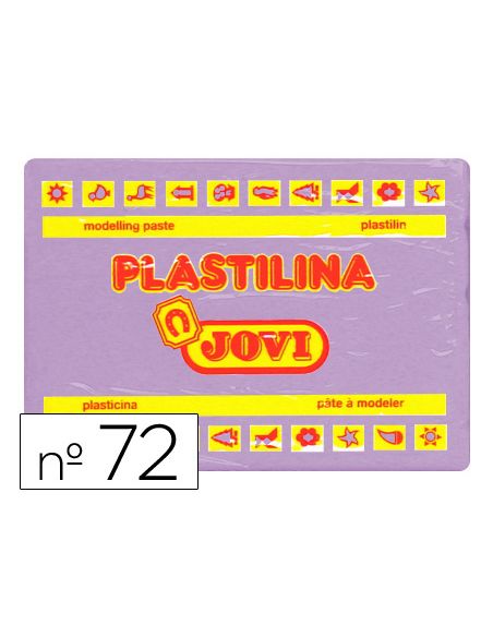 Plastilina Jovi 72 Lila Unidad Tamaño Grande