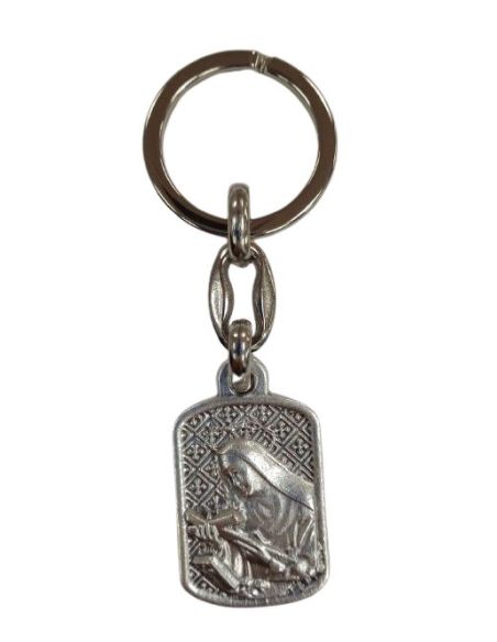 Llavero Metal Rectang/Oval 30Mm Santa Rita