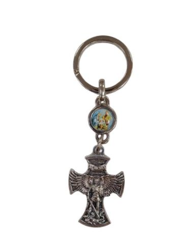 Llavero Metal Cruz De San Miguel Sagrada Familia