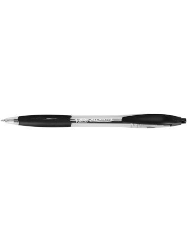 Boligrafo Negro Bic Atlantis Retractil Tinta Aceite Punta De 1 Mm