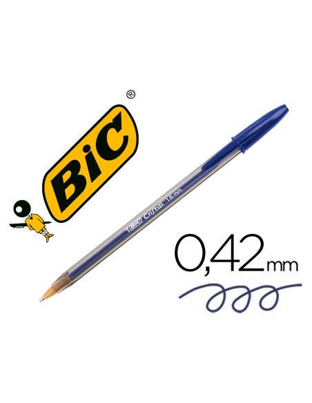 Boligrafo Azul Bic Cristal X-Large Tinta 1,6 Mm