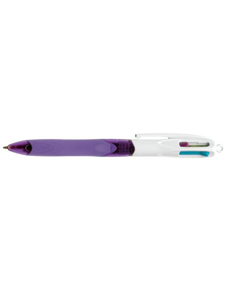 Boligrafo Bic Cuatro Colores Con Grip Colores Pastel Punta 1 Mm
