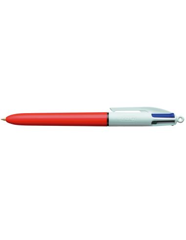 Boligrafo Bic Cuatro Colores Punta Fina 0,8 Mm
