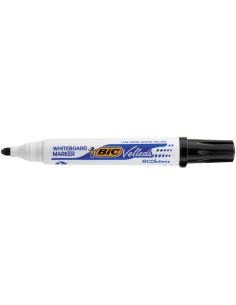 Rotulador Bic Velleda Para Pizarra Negro Punta Redonda 1,3 Mm 2