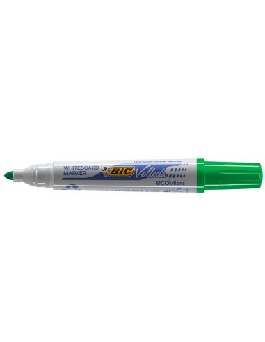 Rotulador Bic Velleda Para Pizarra Verde Punta Redonda 1,3 Mm