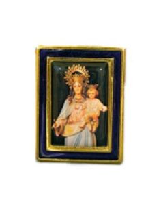 Cuadro Metal Color María Auxiliadora Plantio 3X4Cm.
