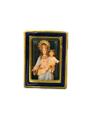 Cuadro Metal Color María Auxiliadora Plantio 3X4Cm.