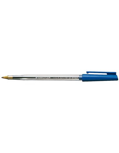 Boligrafo Azul Staedtler Stick Con Capuchon