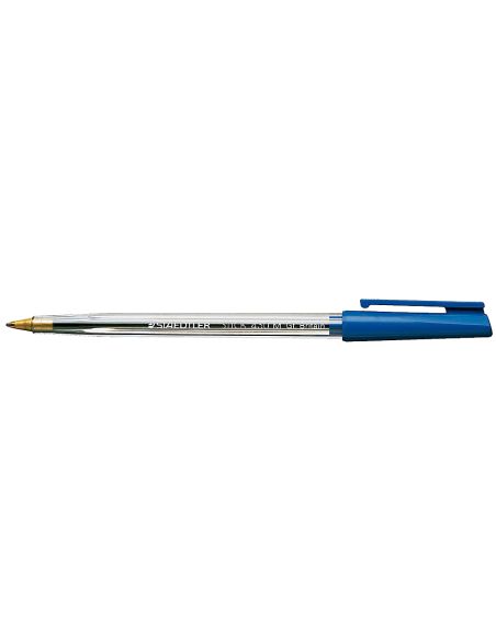 Boligrafo Azul Staedtler Stick Con Capuchon