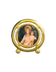 Cuadro Metal Redondo María Auxiliadora Plantio 4Cm