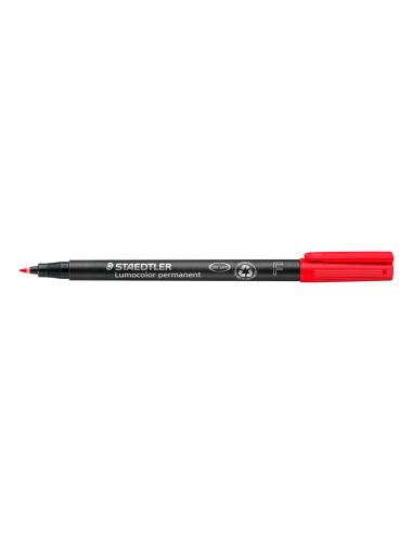 Rotulador Staedtler Lumocolor Retroproyeccion Punta De Fibrapermanente 318-2 Rojo Punta Fina Redonda 0.6 Mm