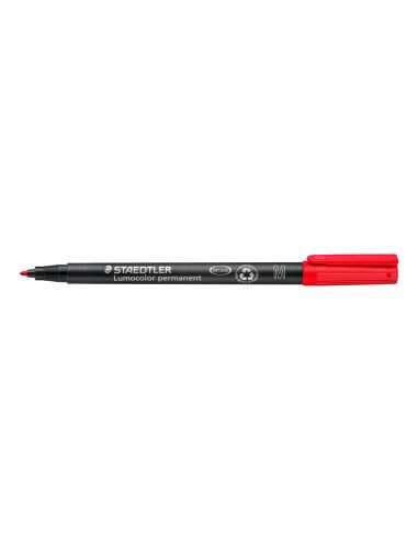 Rotulador Staedtler Lumocolor Retroproyeccion Punta De Fibrapermanente 317-2 Rojo Punta Media Redonda 0.8-1 Mm