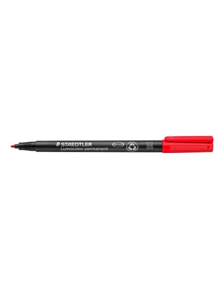 Rotulador Staedtler Lumocolor Retroproyeccion Punta De Fibrapermanente 317-2 Rojo Punta Media Redonda 0.8-1 Mm