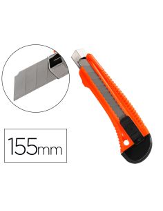 Cuter Q-Connect Plastico Ancho Retractil Cuchilla 18 Mm Xd-38 Blister 1 Unidad