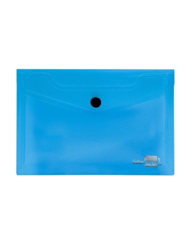 Carpeta Liderpapel Dossier Broche 44222 Polipropileno Din A7 Azul Translucido