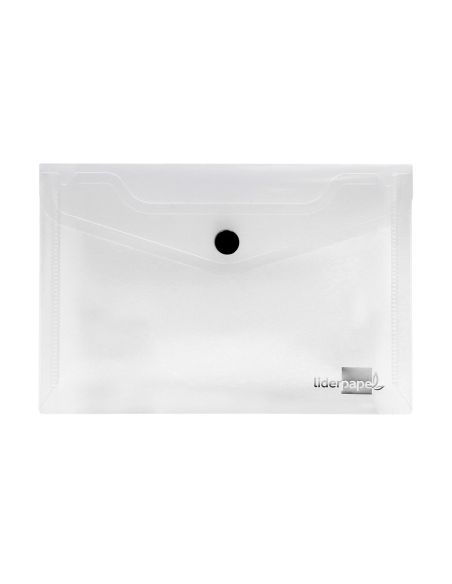Carpeta Liderpapel Dossier Broche 44224 Polipropileno Din A7 Color Transparente