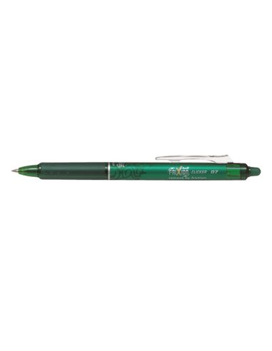 Boligrafo Verde Pilot Frixion Clicker Borrable 0,7 Mm