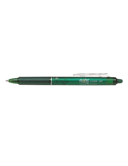 Boligrafo Verde Pilot Frixion Clicker Borrable 0,7 Mm
