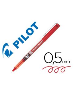 Rotulador Pilot Punta Aguja V-5 Rojo 0.5 Mm