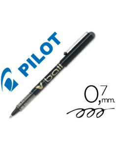 Rotulador Pilot Roller V-Ball Negro 0.7 Mm