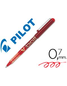 Rotulador Pilot Roller V-Ball Rojo 0.7 Mm