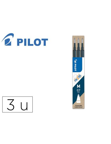 Recambio Negro  Boligrafo Pilot Frixion Ball Caja De 3 Unidades