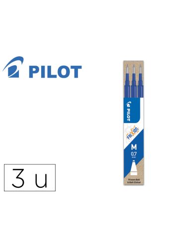 Recambio Azul Boligrafo Pilot Frixion Ball Caja De 3 Unidades