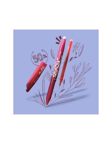 Recambio rojo  boligrafo pilot frixion ball caja de 3 unidades