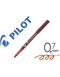 Rotulador Pilot Punta Aguja V-7 Rojo 0.7 Mm
