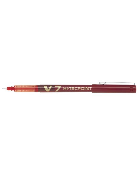 Rotulador Pilot Punta Aguja V-7 Rojo 0.7 Mm