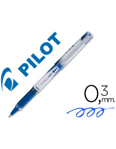 Rotulador Pilot Roller V-Ball Grip Azul 0.5 Mm
