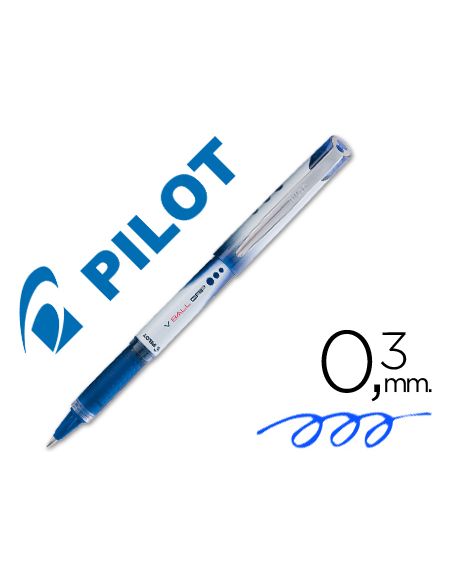 Rotulador Pilot Roller V-Ball Grip Azul 0.5 Mm
