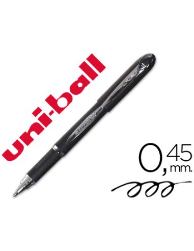 Rotulador Uni-Ball Roller Sx-210 Tinta Hibrida Negro