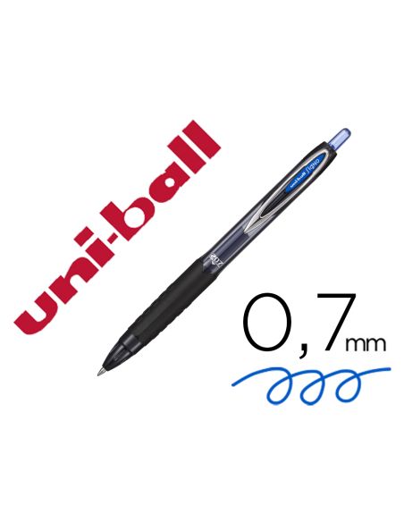 Boligrafo Azul Uni-Ball Signo 207E Retractil 0,7 Mm