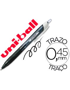 Boligrafo Negro Uni-Ball Jet Stream Sport Sxn-150E Tinta Hibrida