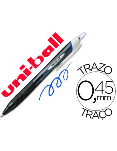 Boligrafo Uni-Ball Jet Stream Sport Sxn-150E Tinta Hibrida Azul