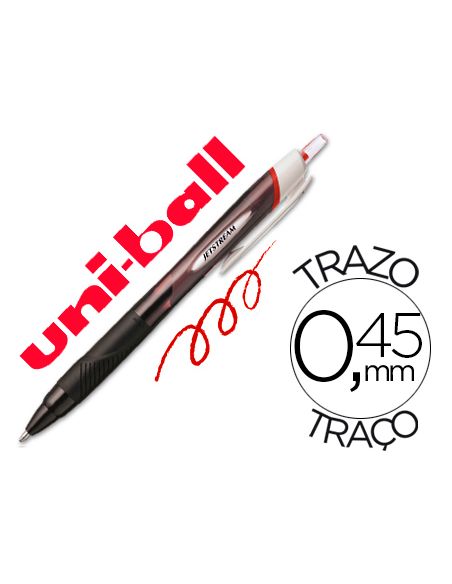 Boligrafo Rojo Uni-Ball Jet Stream Sport Sxn-150E Tinta Hibrida