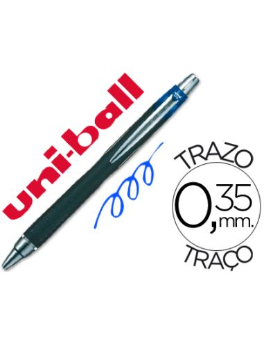 Boligrafo Azul Uni-Ball Jetstream Sxn-210 Retractil Tinta Hibrida Color