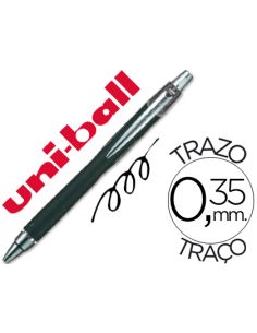 Boligrafo Negro Uni-Ball Jetstream Sxn-210 Retractil Tinta Hibrida