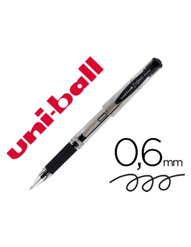 Boligrafo Negro  Uni-Ball Um-153 Signo Broad 1 Mm Tinta Gel