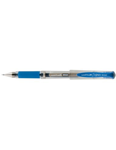 Boligrafo Uni-Ball Um-153 Signo Broad Azul 1 Mm Tinta Gel