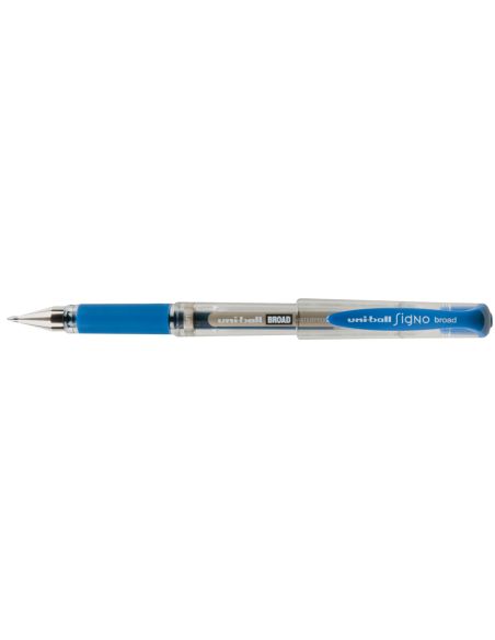 Boligrafo Uni-Ball Um-153 Signo Broad Azul 1 Mm Tinta Gel