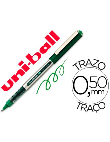 Rotulador Uni-Ball Roller Ub-150E Micro Eye Verde 0,5 Mmunidad