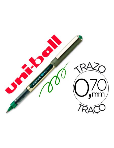 Rotulador Uni-Ball Roller Ub-157E Verde 0,7 Mm Unidad