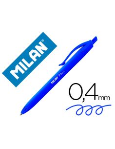 Boligrafo Azul Milan P1 Retractil 1 Mm Touch