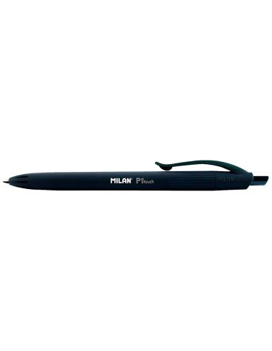 Boligrafo Negro Milan P1 Retractil 1 Mm Touch