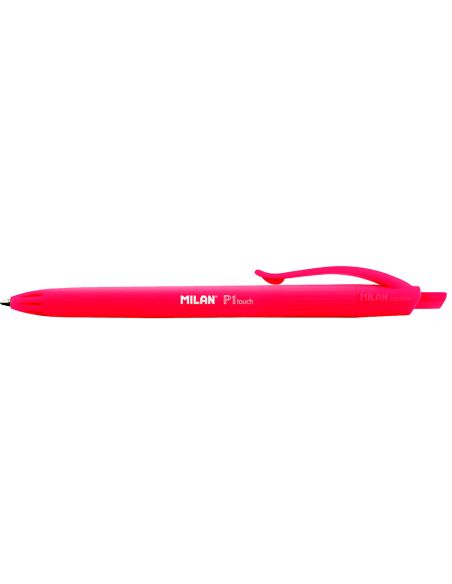 Boligrafo Rojo Milan P1 Retractil 1 Mm Touch