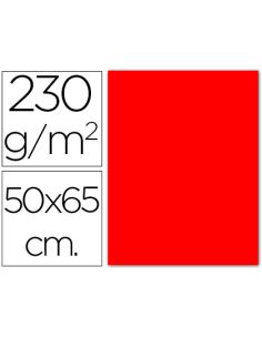 Cartulina Fluorescente Roja 50X65 Cm 230 Gr
