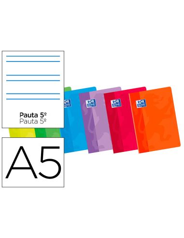 Libreta Escolar Oxford 48 H Din A5 2 Rayas Pauta