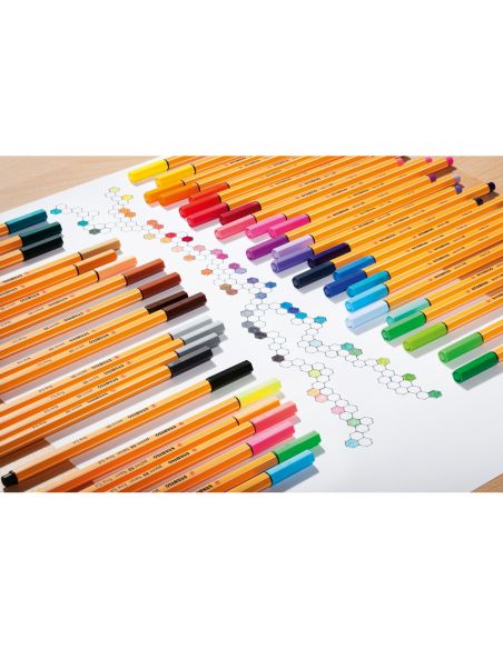 Rotulador Stabilo Point 88 Colores Neon Estuche 25+5 Unidades